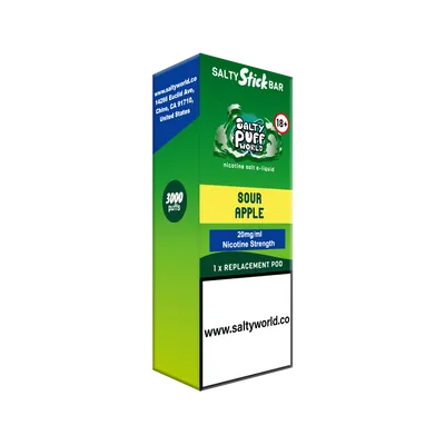 Sour Apple - Salty Stick Bar Replacement Pod 11.4mg/mL