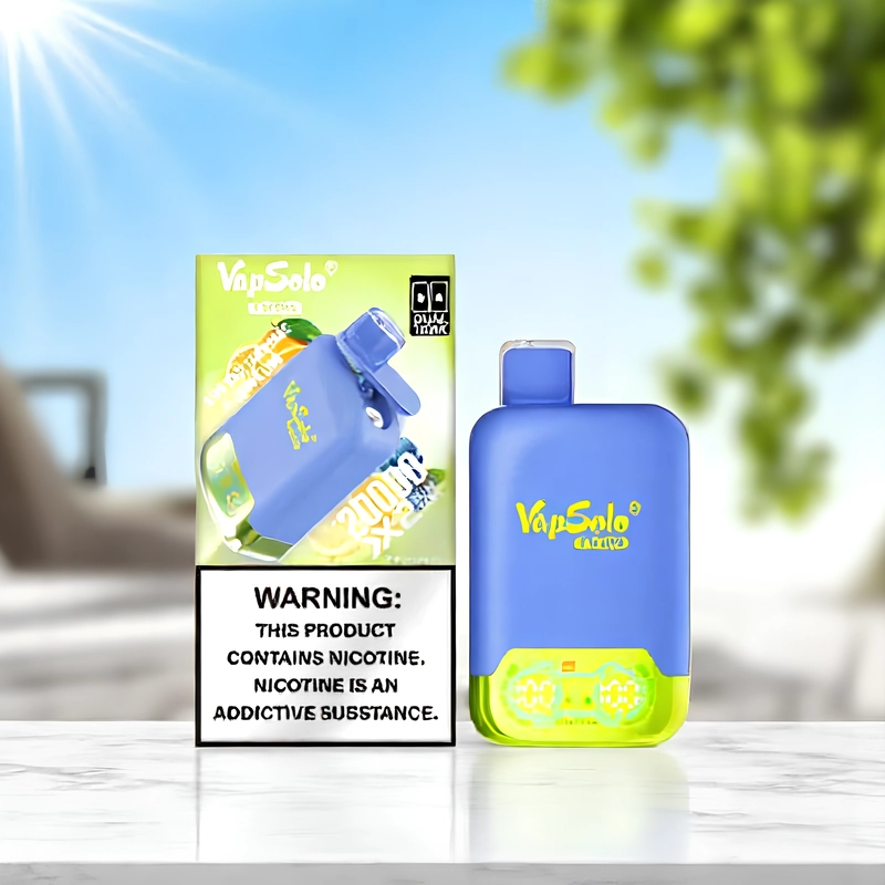 VapSolo Twins 20000 Puffs Blue Razz Lemonade & Lemon Lime