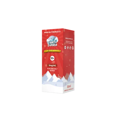 Mint Strawberry - Sub-Ohm Nicotine Salt E-liquid - Image 2